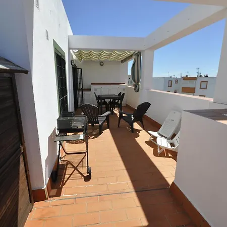 公寓 Atico Con Terraza Y Barbacoa *
